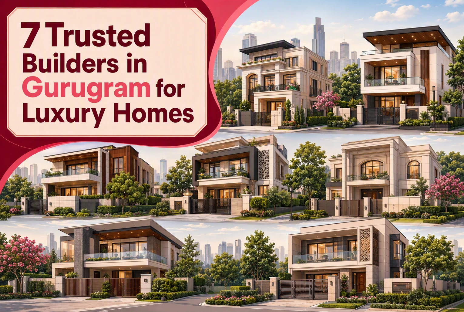 7 Trusted Builders in Gurugram for Luxury Homes