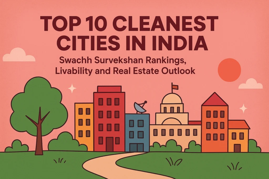 Top 10 Cleanest Cities in India: Swachh Survekshan Rankings, Livability and Real Estate Outlook