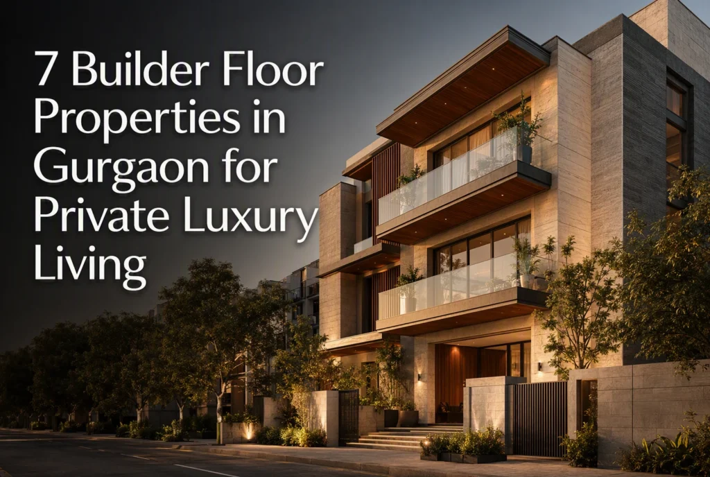 7 Builder Floor Properties in Gurgaon for Private Luxury Living