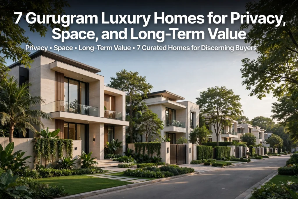 7 Gurugram Luxury Homes for Privacy, Space, and Long-Term Value