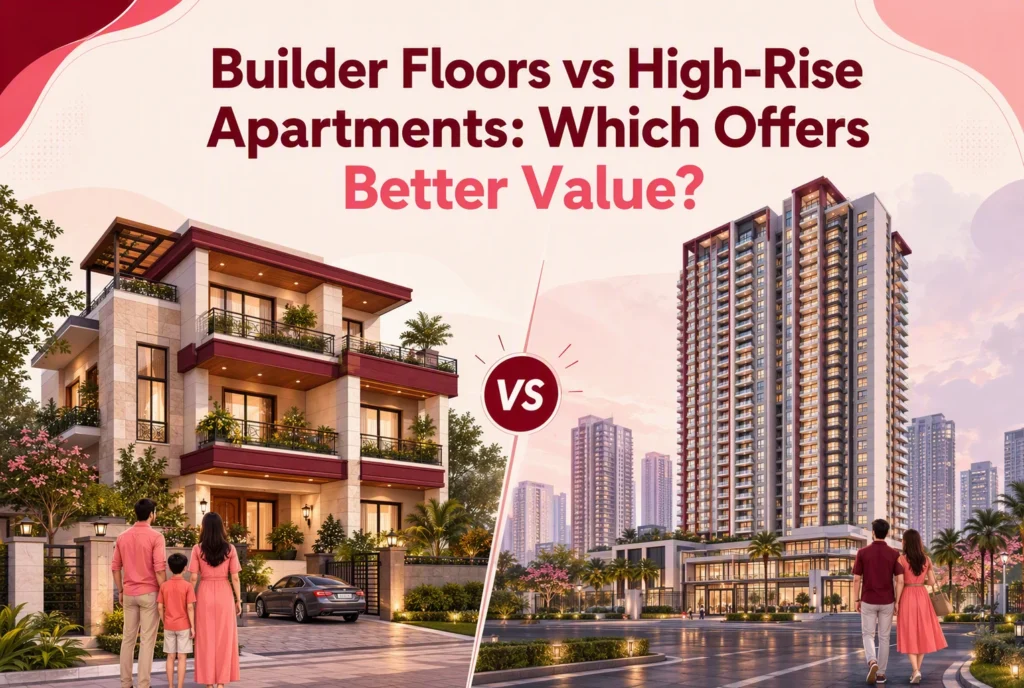Builder Floors vs High-Rise Apartments: Which Offers Better Value?