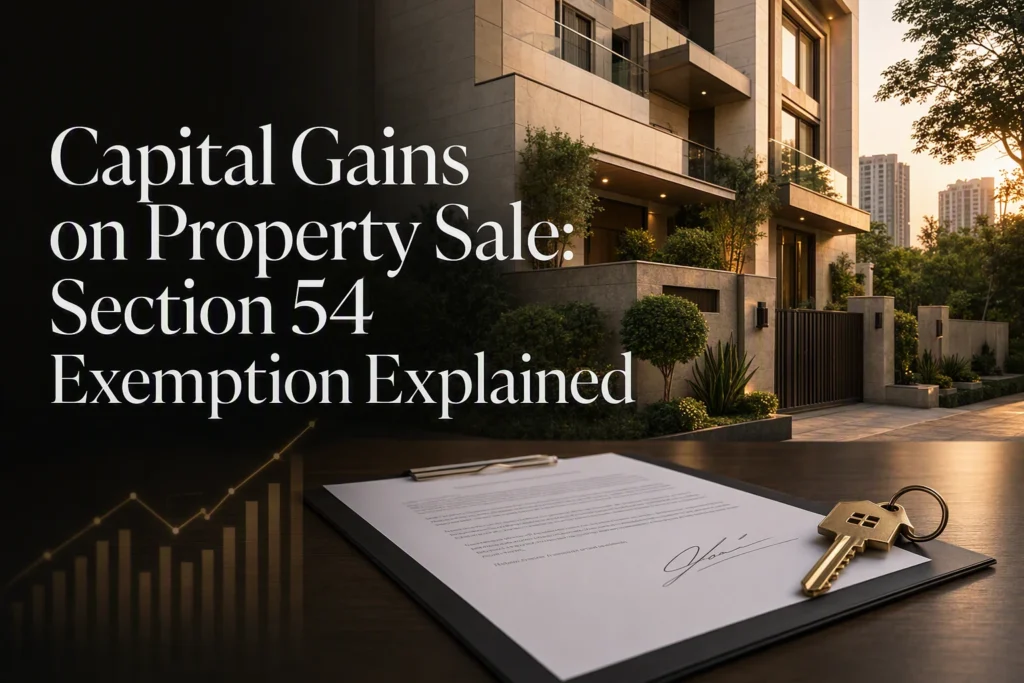 Capital Gains on Property Sale: Section 54 Exemption Explained