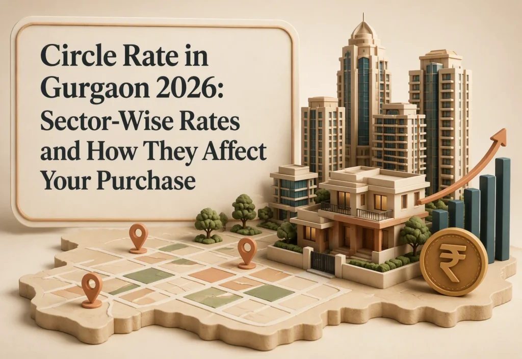 Circle Rate in Gurgaon 2026: Sector-Wise Rates and How They Affect Your Purchase