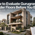 How to Evaluate Gurugram Builder Floors Before You Buy