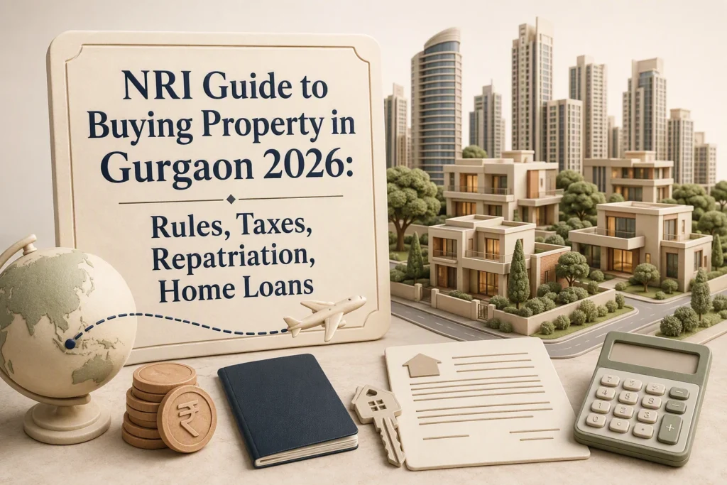 NRI Guide to Buying Property in Gurgaon 2026: Rules, Taxes, Repatriation, Home Loans