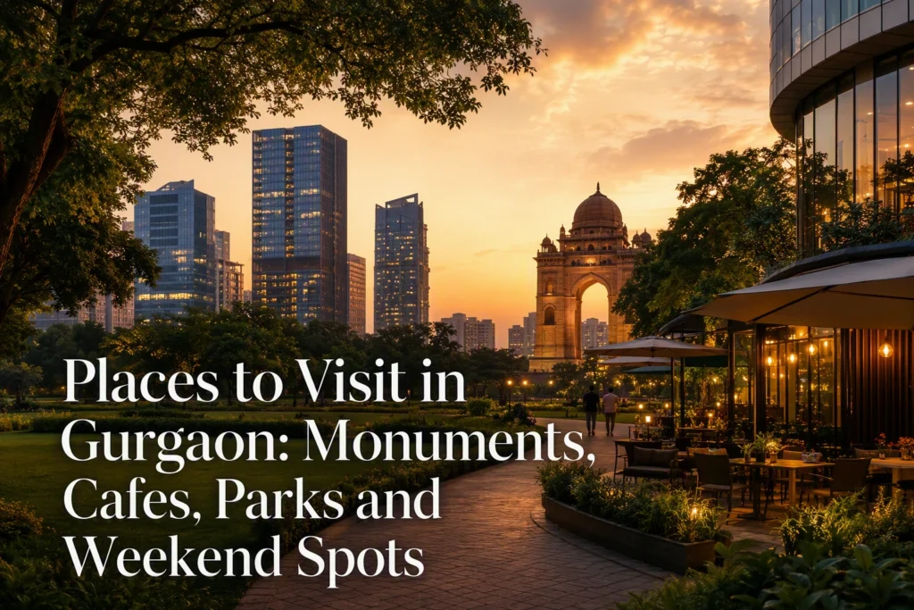 Places to Visit in Gurgaon: Monuments, Cafes, Parks and Weekend Spots