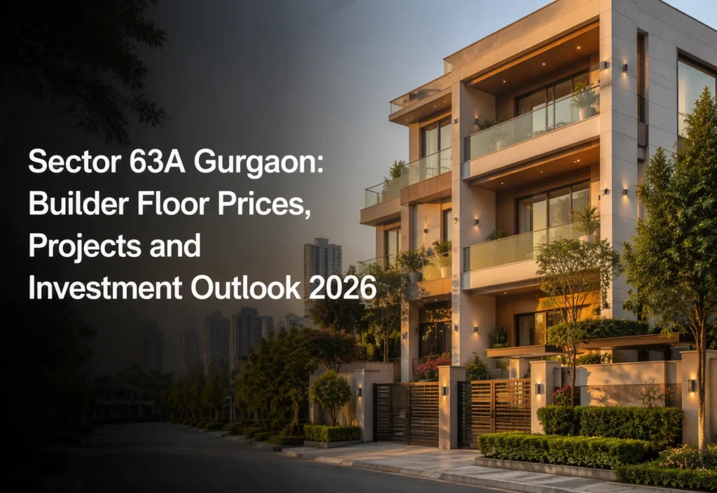 Sector 63A Gurgaon: Builder Floor Prices, Projects and Investment Outlook 2026