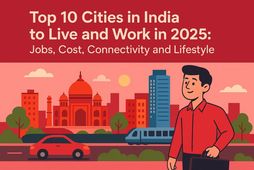Top 10 Cities in India to Live and Work in 2025: Jobs, Cost, Connectivity and Lifestyle