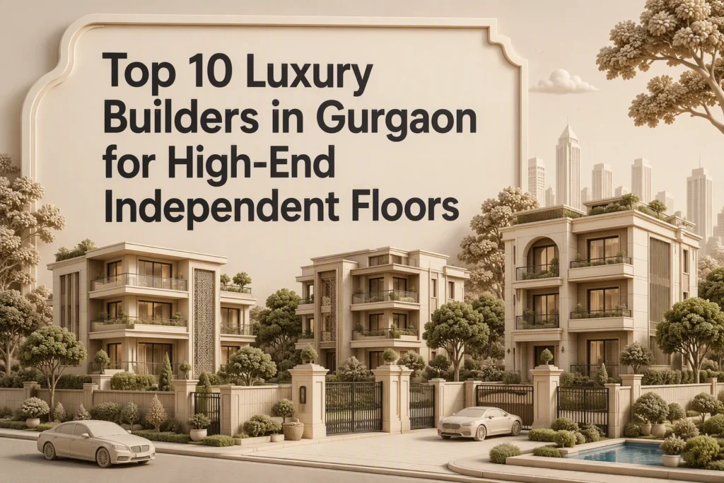 Top 10 Luxury Builders in Gurgaon for High-End Independent Floors