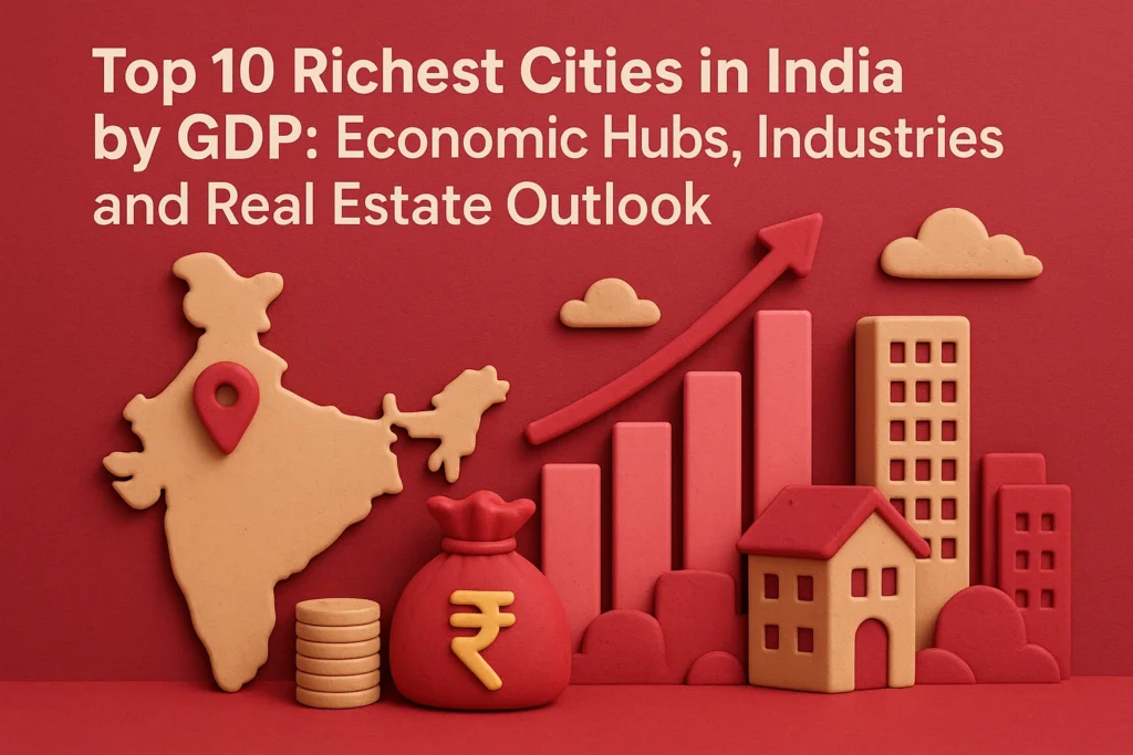 Top 10 Richest Cities in India by GDP: Economic Hubs, Industries and Real Estate Outlook