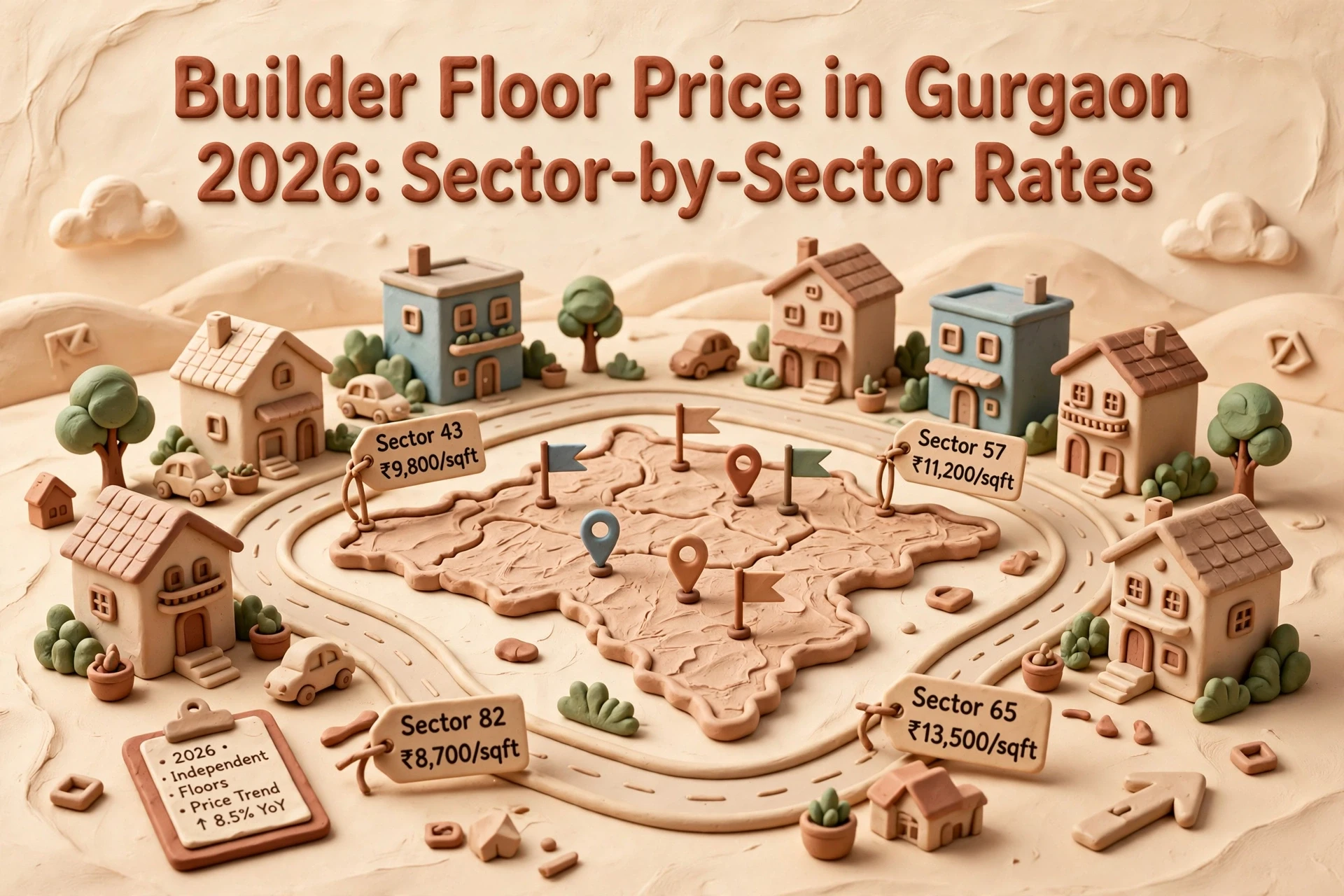 Builder Floor Price in Gurgaon 2026: Sector-by-Sector Rates