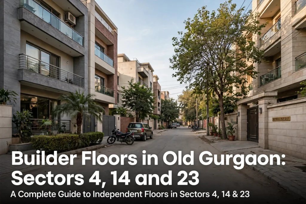 Builder Floors in Old Gurgaon: Sectors 4, 14 and 23
