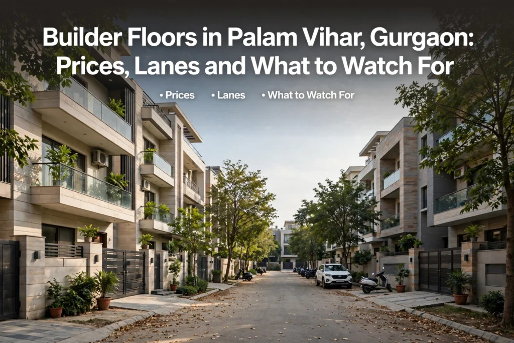 Builder Floors in Palam Vihar, Gurgaon: Prices, Lanes and What to Watch For