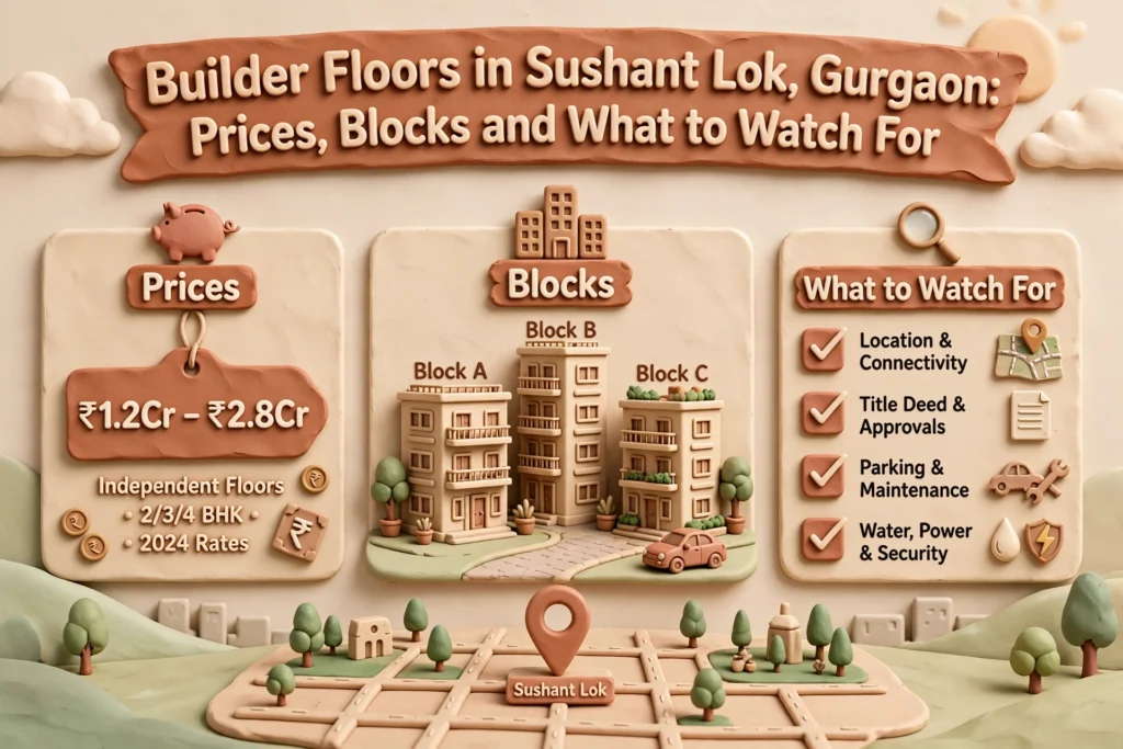 Builder Floors in Sushant Lok, Gurgaon: Prices, Blocks and What to Watch For