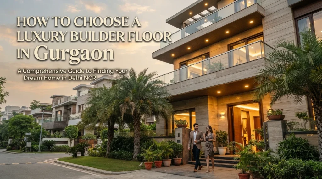 How to Choose a Luxury Builder Floor in Gurgaon