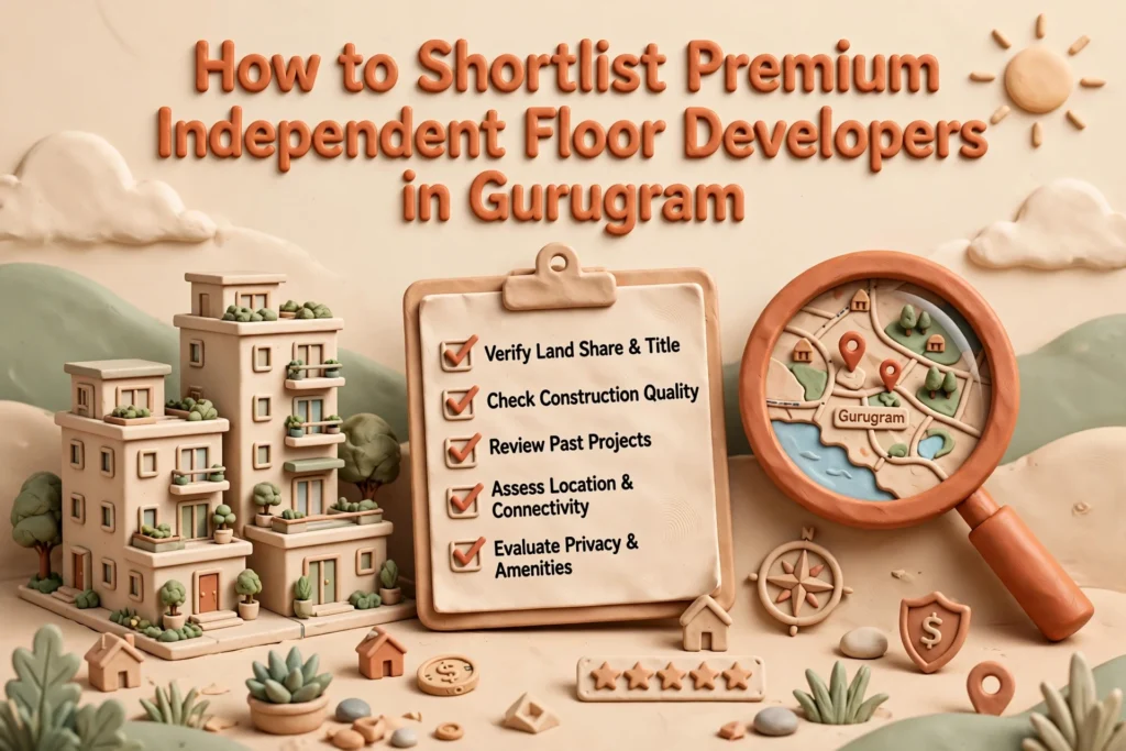 How to Shortlist Premium Independent Floor Developers in Gurugram