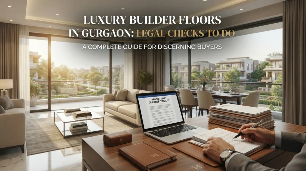 Luxury Builder Floors in Gurgaon: Legal Checks to Do