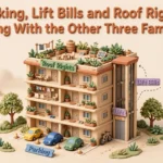 Parking, Lift Bills and Roof Rights: Living With the Other Three Families