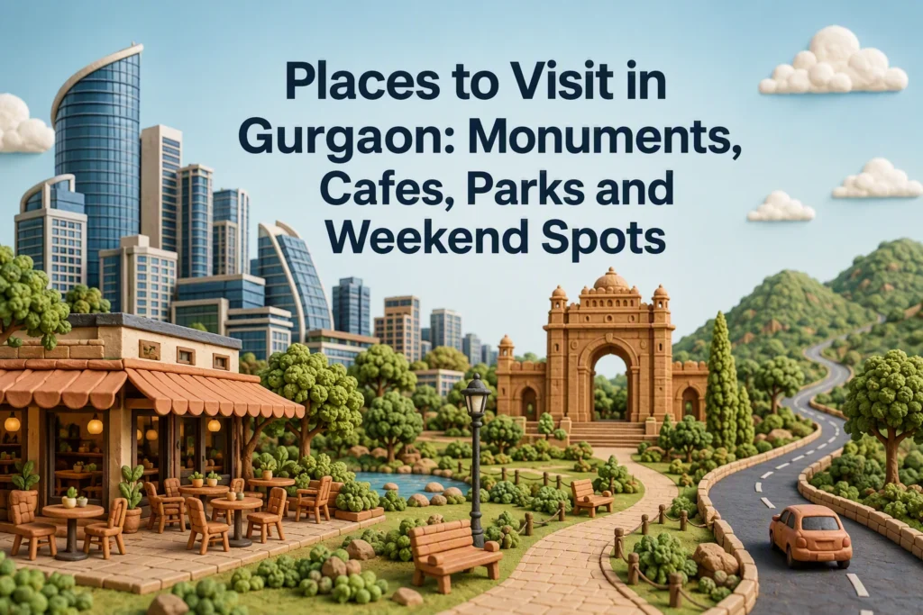 Places to Visit in Gurgaon: Monuments, Cafes, Parks and Weekend Spots