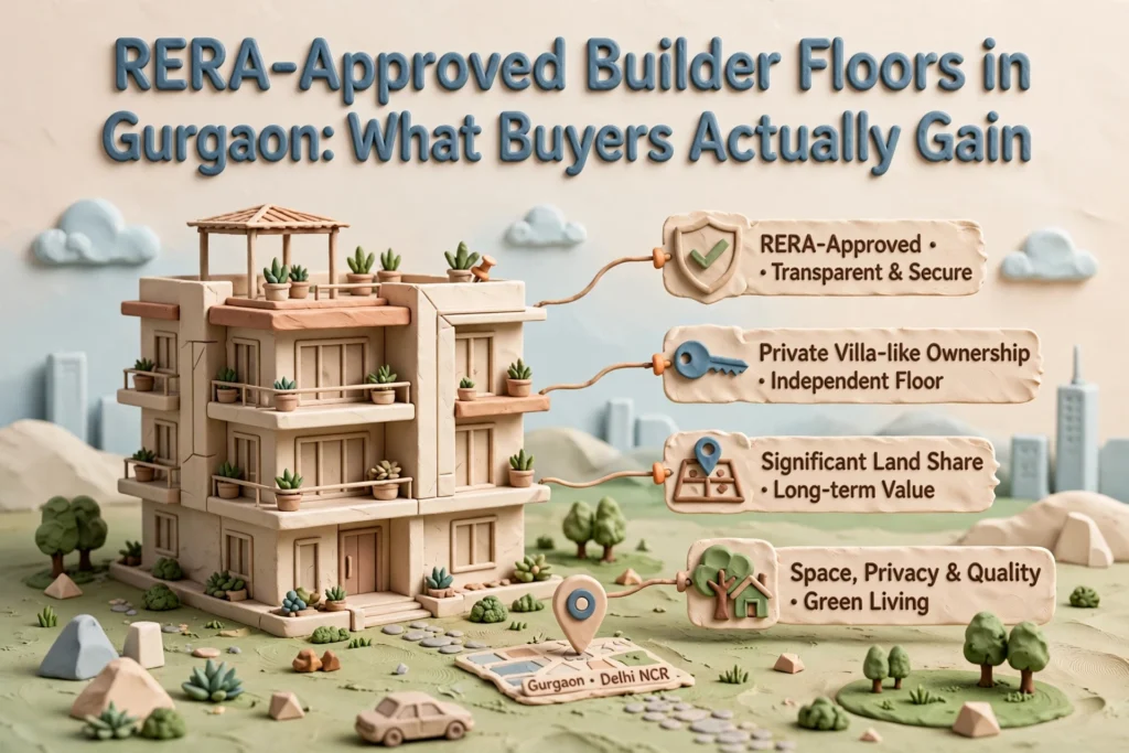 RERA-Approved Builder Floors in Gurgaon: What Buyers Actually Gain