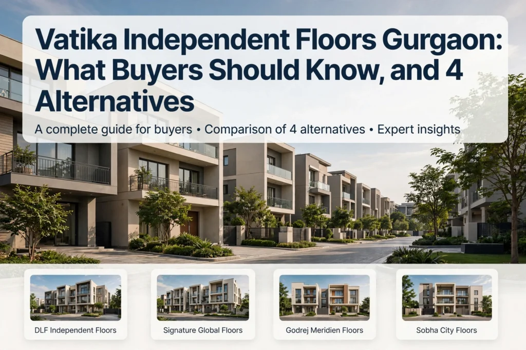 Vatika Independent Floors Gurgaon: What Buyers Should Know, and 4 Alternatives