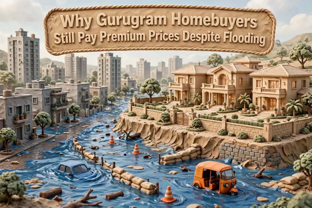 Why Gurugram Homebuyers Still Pay Premium Prices Despite Flooding